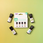 NOW Foods, Solutions, Seasonal Changes, набор сбалансированных эфирных масел, 4 флакона, 1/3 жидк. Унции (10 мл) каждый