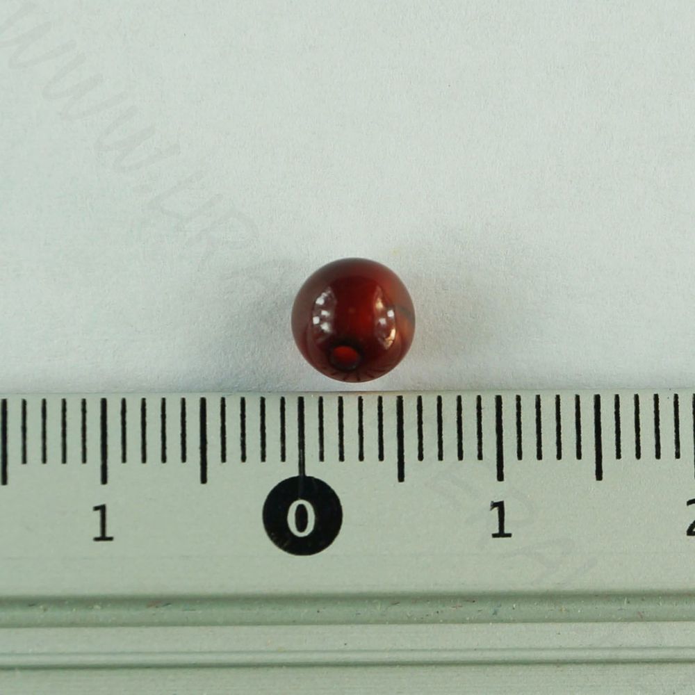 Бусина из сардоникса (6 мм)