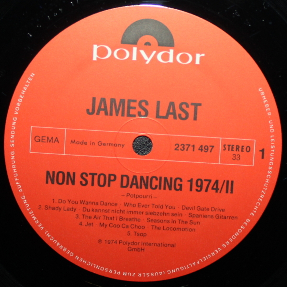 James Last / Non Stop Dancing 1974 / 2 (LP)