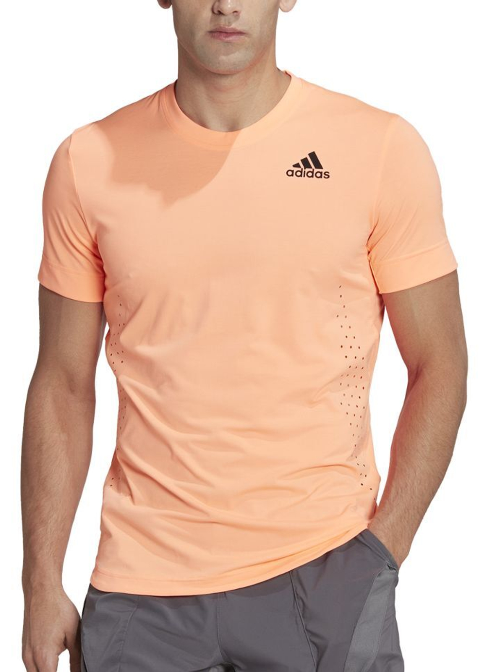 Мужская теннисная футболка Adidas Tennis New York Tee - beam orange