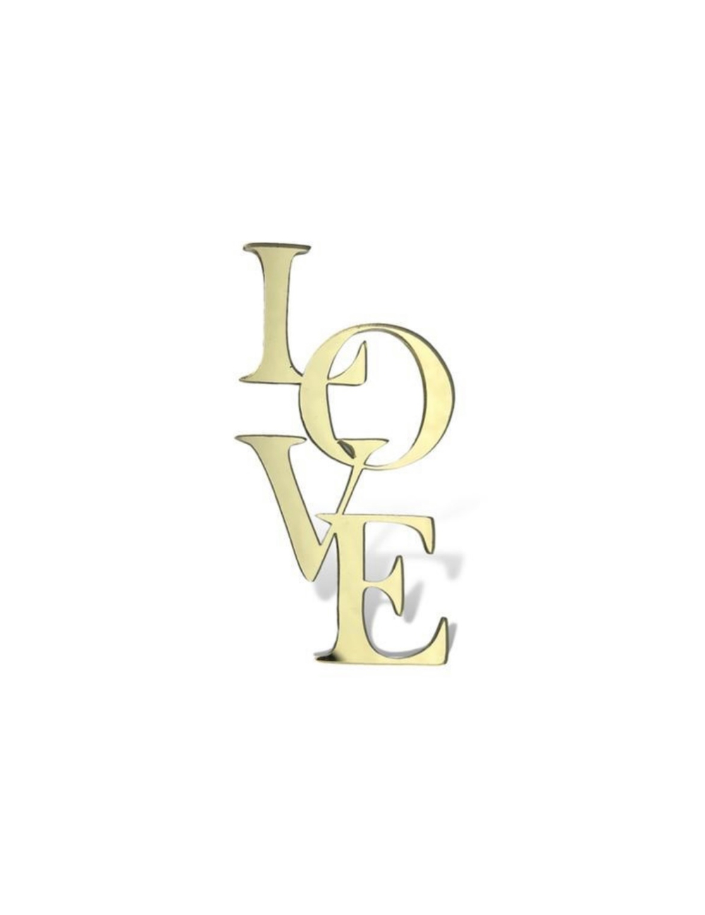 Топпер на торец вертикальный "LOVE" 10см, акрил 2мм