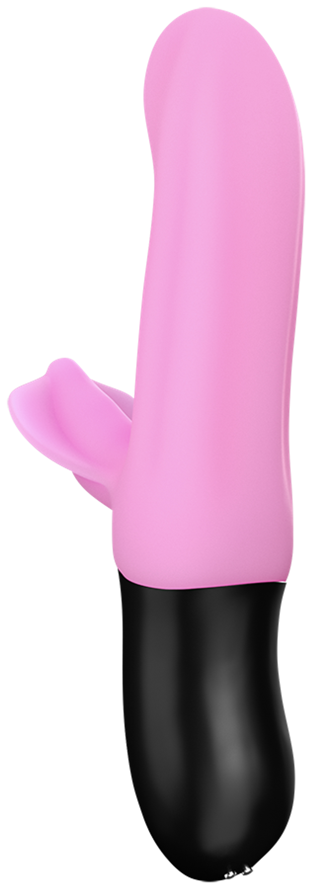 Нежно-розовый пульсатор с клиторальным лепестком Bi Stronic Fusion - 21,5 см. (Цвет: нежно-розовый)
