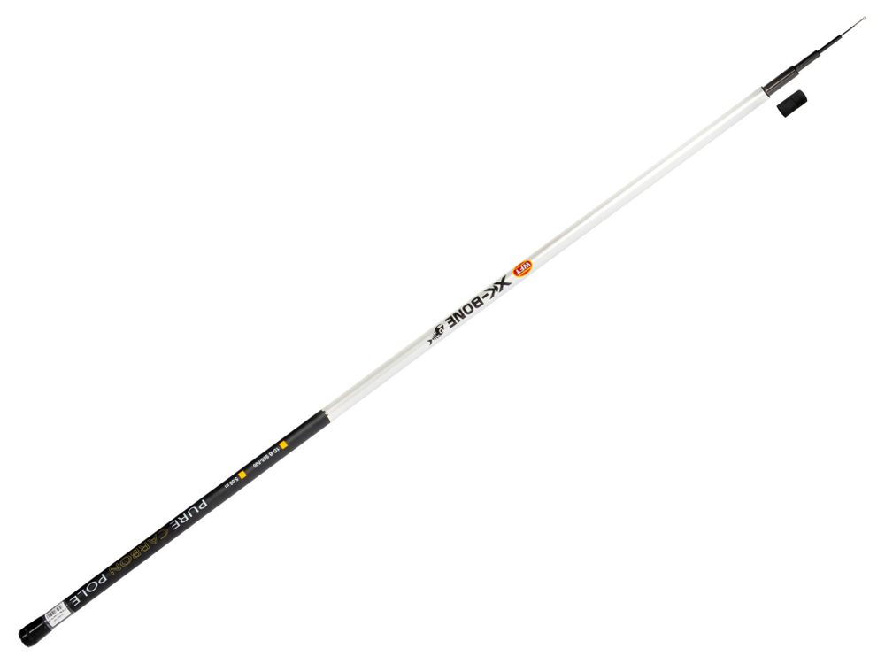 Удилище поплавочное без колец WFT XK Bone PURE CARBO POLE 500 см, 4-20 г