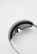Спортивные очки с диоптриями HILX Samurai / Matt Solid Grey / Black Mirror Polarized Lens + Clear Lens