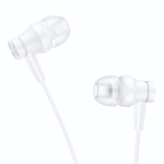 Гарнитура Borofone M67, вакуумные, разъем Jack, кабель 1.2 м White