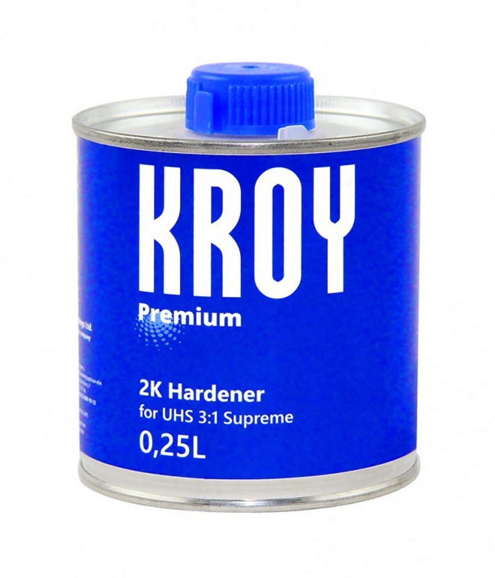 7071 KROY 2K Premium UHS Clear Coat 2:1 акриловый лак - 1 л.+ отверд.  KROY 2K Hardener UHS 0,5 л