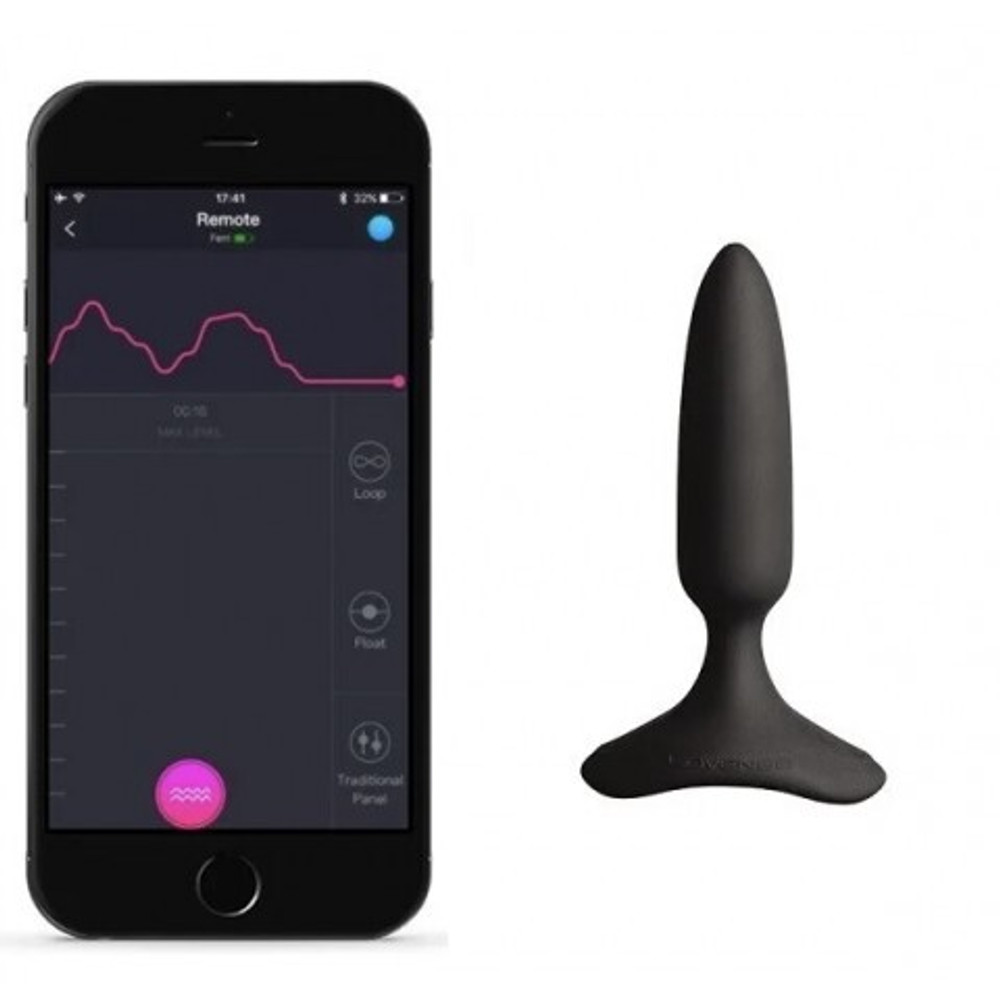 Анальная вибропробка Hush 2 второго поколения с управлением на расстоянии от Lovense (XS: 25*120 мм.)