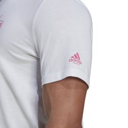 Футболка мужская теннисная Adidas Aeroready Tennis Graphic Tee - white
