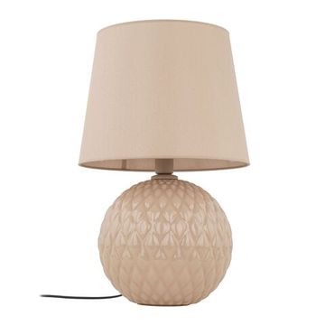 Настольный светильник с тканевым плафоном 1*Е27 5591 бежевый Santana Ecru TK Lighting