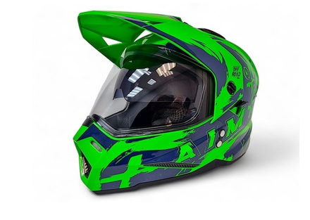 Шлем детский AiM JK802Y Green/Blue, Y/L
