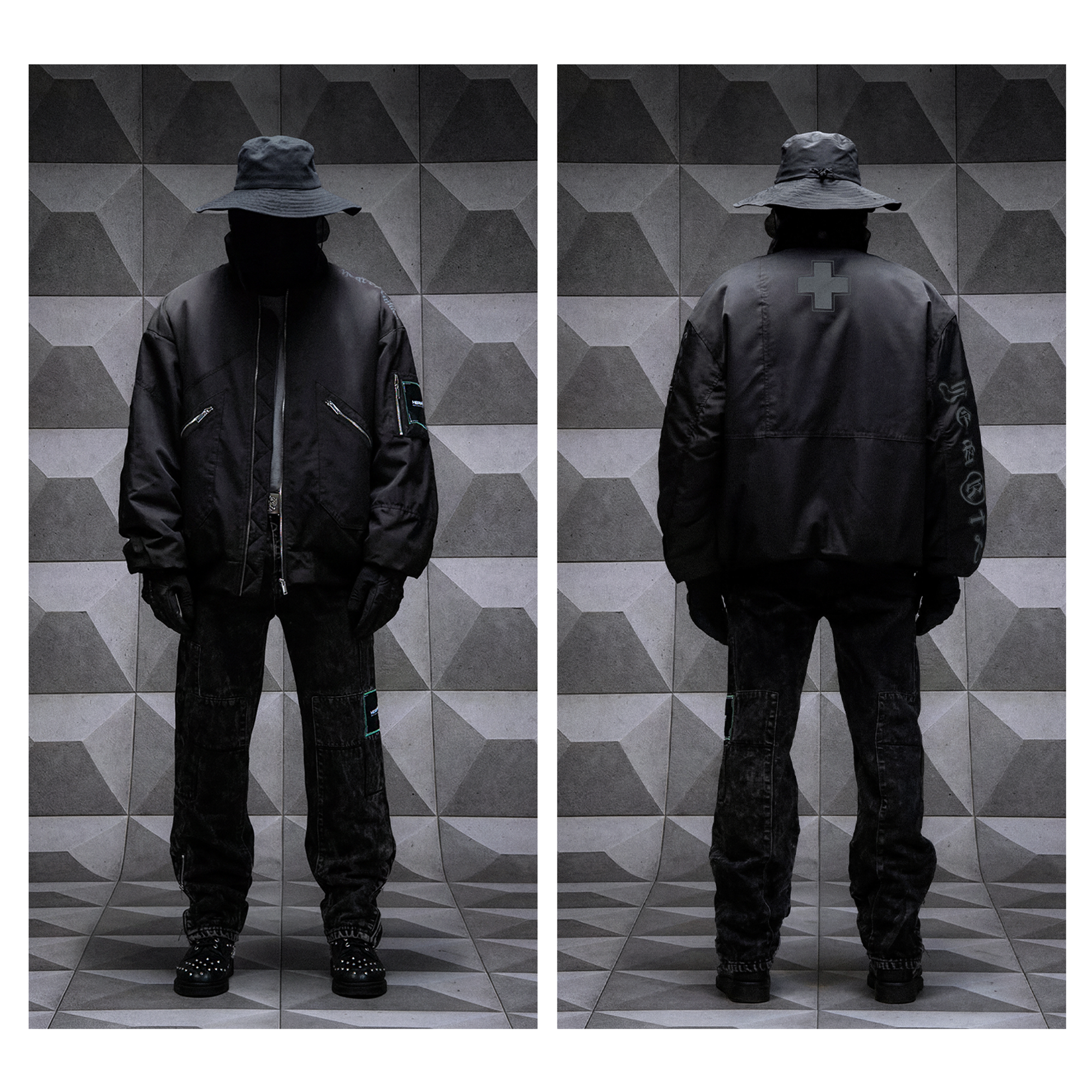 «Genesis 2.0» Washed Denim Pants