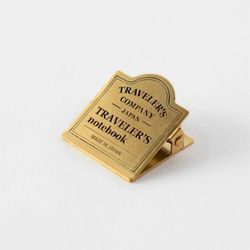 Зажим канцелярский Traveler’s Company Brass Clip — Traveler’s Logo (43089-006)