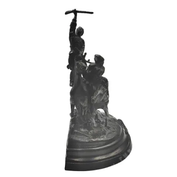 Чугунная скульптура «Джигитовка» (малая). Модель Е. А. Лансере. Касли, 1984