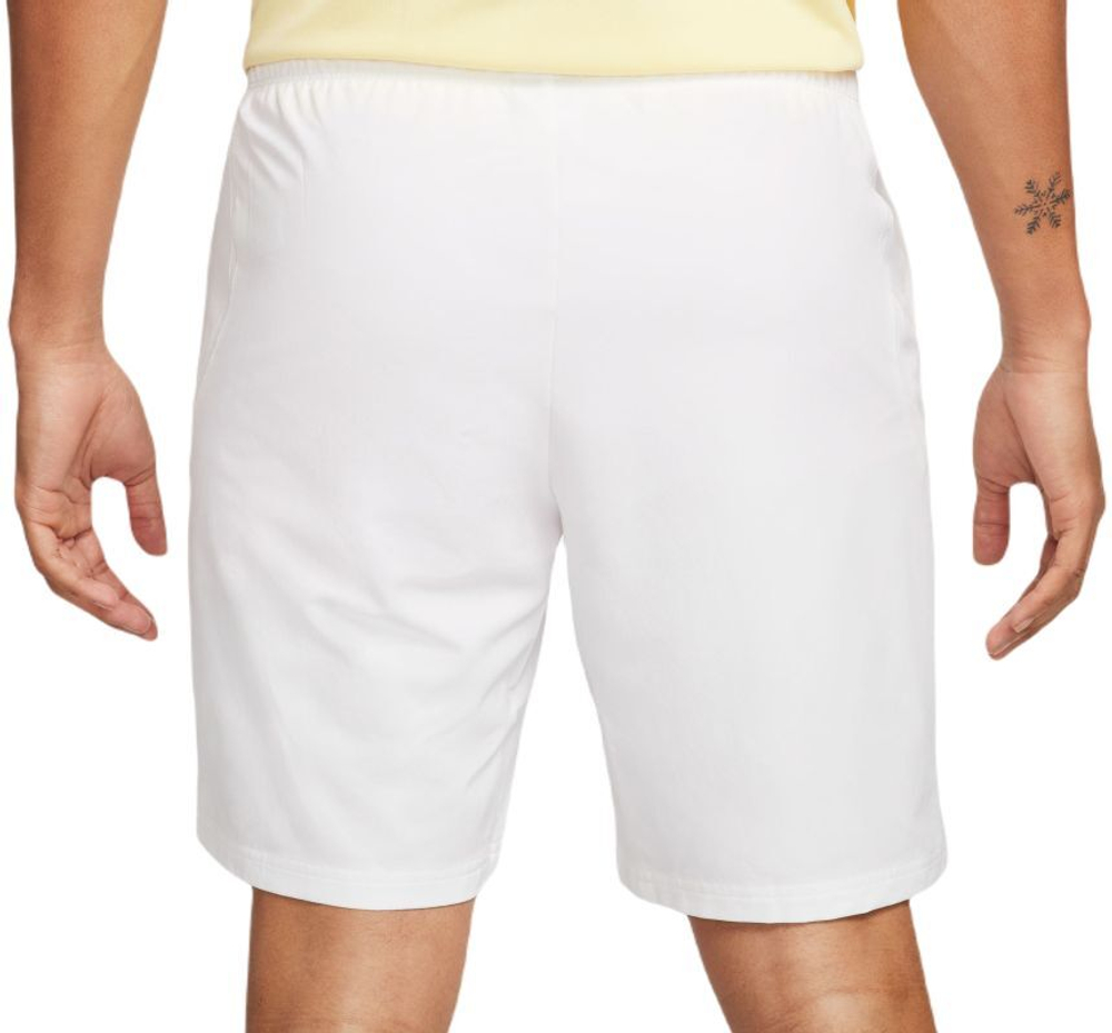 Мужские теннисные шорты Nike Court Dri-Fit Advantage 9" Tennis Short - белый
