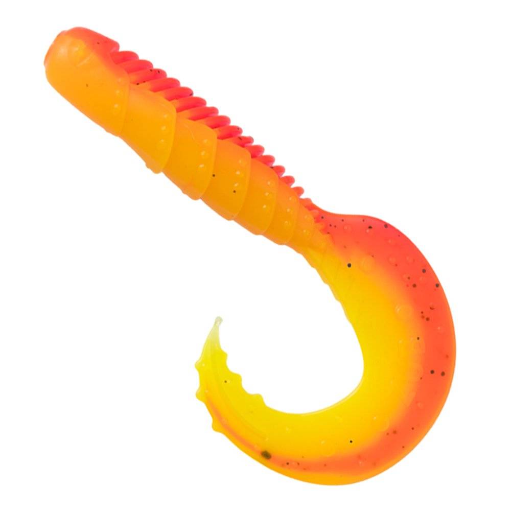 Приманка ZUB-HIBINA 180мм(7,1")-2шт, (цвет 023) розовый вех-желтый низ
