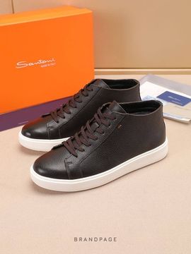 Кеды темно-коричневые от Santoni BP5-803898