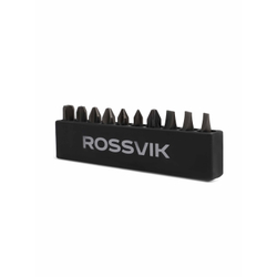 Набор бит ROSSVIK ST355, PH, PZ, SL, 10 предметов