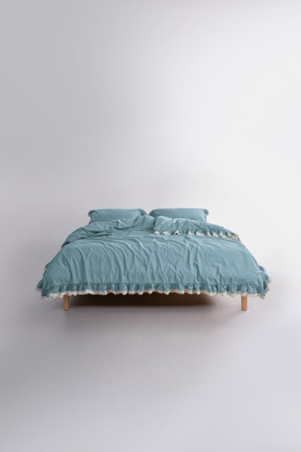 Lımasso КПБ 4 пр. Dora Mineral Blue пододеяльник 200*220, простынь 240*260, наволочки 50*70 2шт