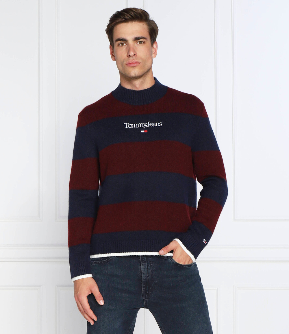 свитер Tommy Jeans - бордовый(DM0DM15154)
