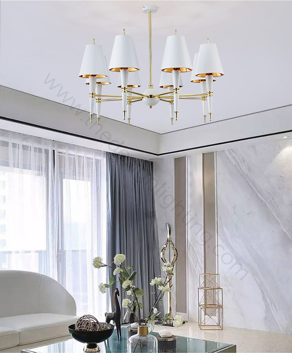 Ceiling design lamp  Versailles by Robert Abbey (White)