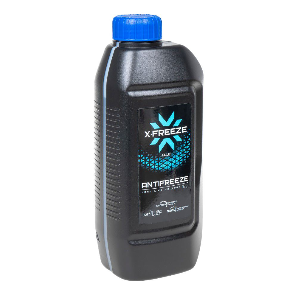 Антифриз X-FREEZE Antifreeze Blue G11 готовый -40C синий 1 кг 430206065