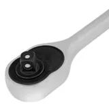 Ключ-трещотка 3/8", CrV, 72 зуба, с быстрым сбросом, матовый хром Stels — фото 6
