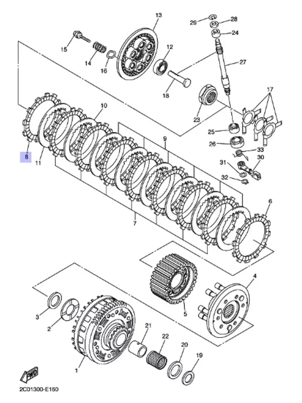 Диск сцепления 4FN163210000