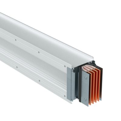 Секция прямая без точек отвода L=500-2999мм, Cu, 3P+N+Pe+Fe, 2500А, IP55
