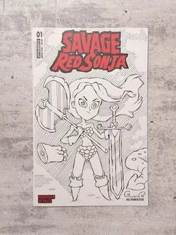 Savage Red Sonja #1 (Обложка Евгения Яковлева)