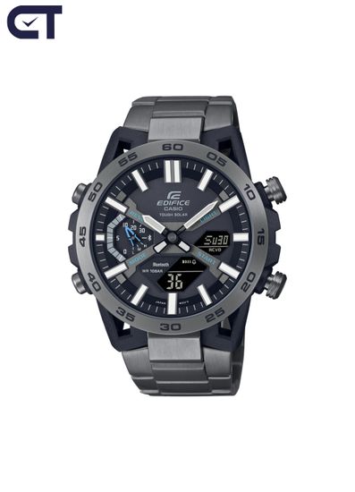 Casio ECB-2000DC-1ADF мужские часы — карбоновый EDIFICE SOSPENSIONE с Tough Solar и Bluetooth