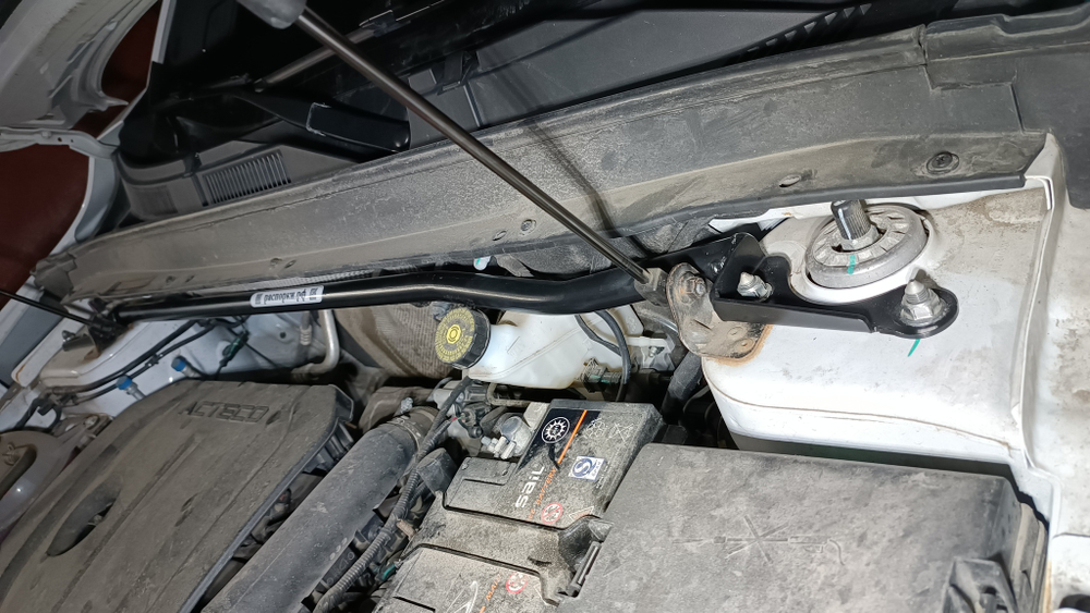 Распорка передних стоек (упоры на стойках) Chery Tiggo 7, 7 Pro Max, 7L, 8, 8 Pro, 8 Pro Max, Exeed LX (ПОД ЗАКАЗ)