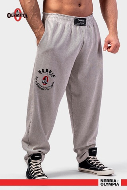 Спортивные брюки Oversized Sweat Joggers SIGNATURE 796 Светло серые