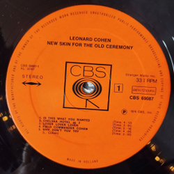 Винтажная виниловая пластинка LP Leonard Cohen New Skin For The Old Ceremony (Holland 1974)