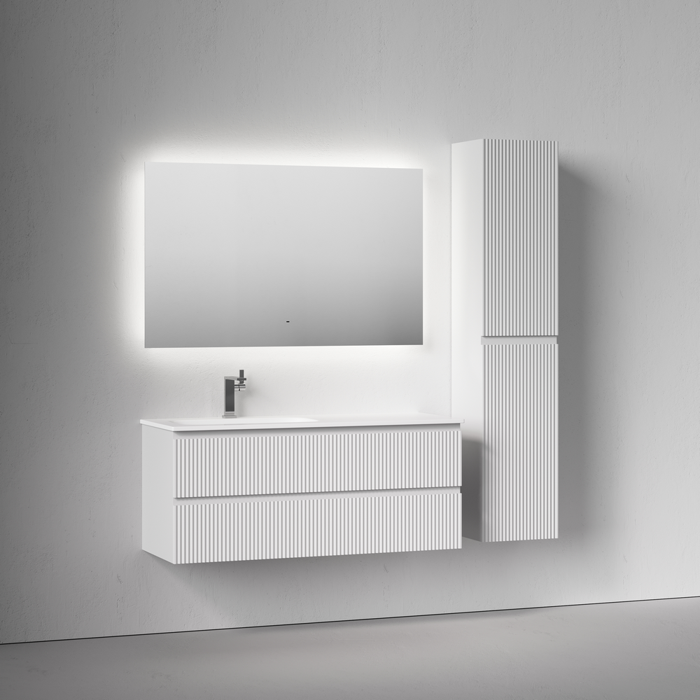 Тумба подвесная Sancos Snob R левая 1195х445х500, SNR120LW, арт. SNR120LW