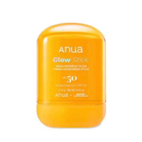 Стик солнцезащитный Anua Invisible Glow Finish Sunscreen Stick SPF50+ 18г
