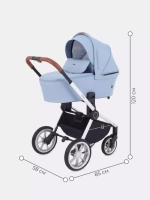Коляска детская "FLEX" (2в1) RA070 Pacific Blue