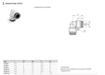 R7550 Фитинг угловой соединитель Камоцци
