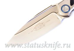 Нож Microtech Anax Integral 190C-7CFITI Bead Blastфотография - 2