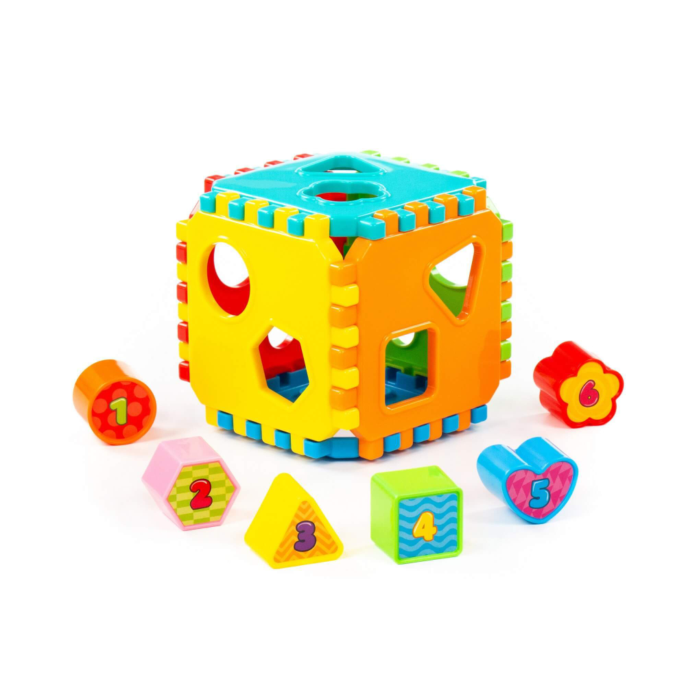 91642/Игрушка развивающая "Куб" (в сеточке)/5
