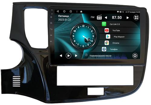 Магнитола для Mitsubishi Outlander 3 2019-2022 (прямоугольный климат) - Vaycar VA47-2005 на Android 13, 4G SIM-слот