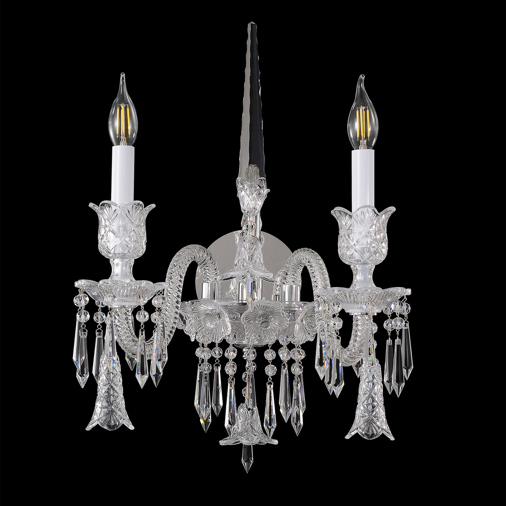 Бра Crystal Lux VERSAILLES AP2 CHROME