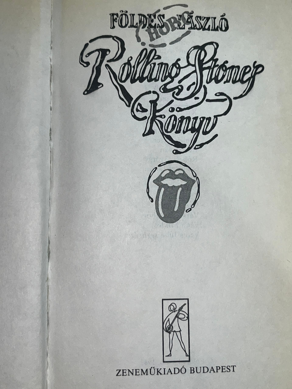 Книга "Rolling Stones konyv"