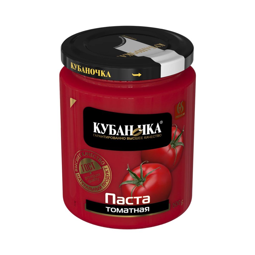 Томатная паста Кубаночка сткл.500гр