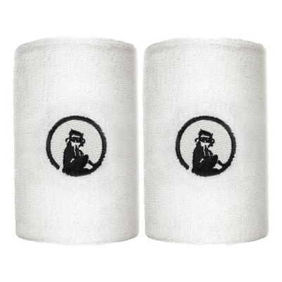 Quiet Please Long Wristband 2 Pack - White