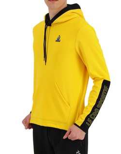 Мужская теннисная кофта Le Coq Sportif TECH Hoody N°1 SS23 - lemon chrome