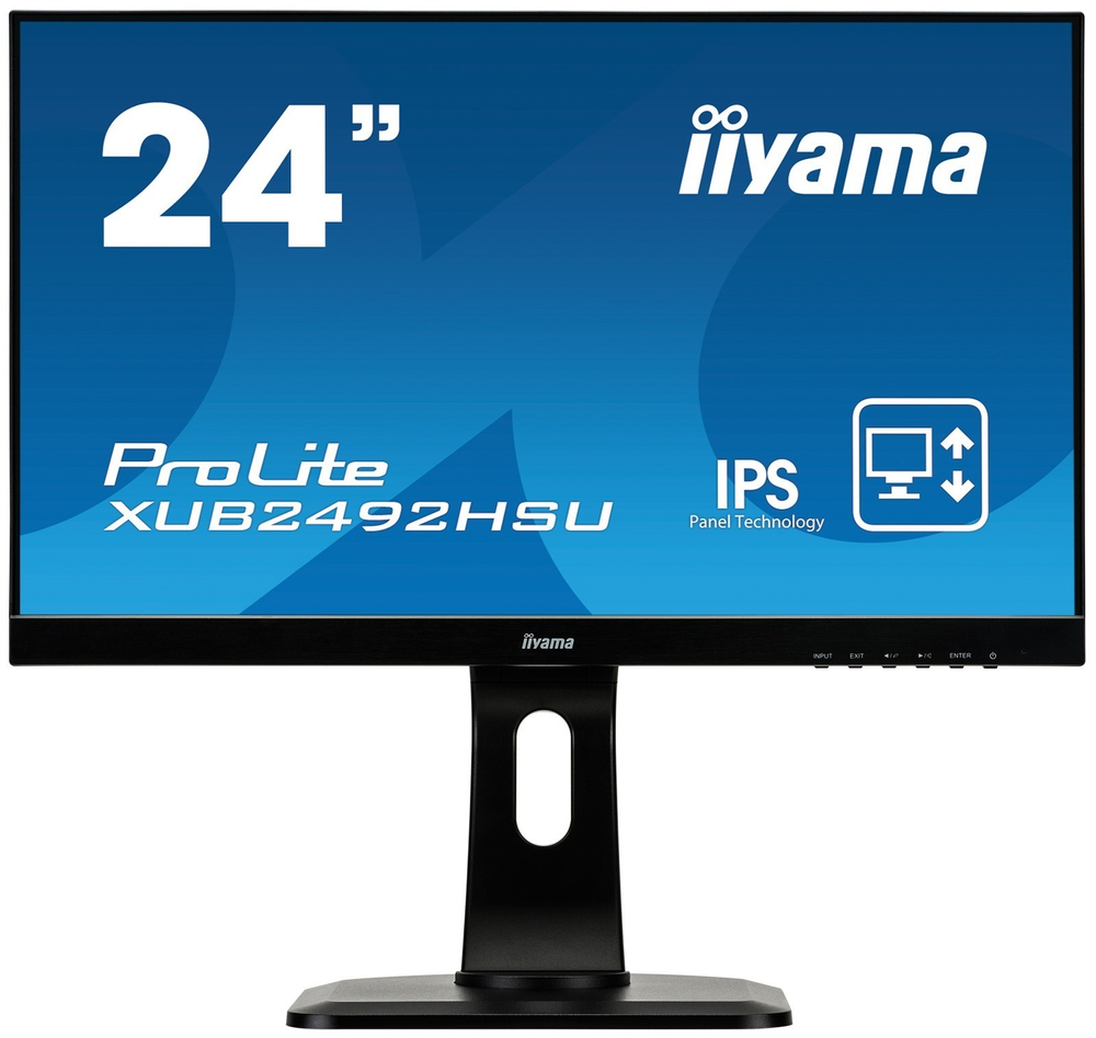 Монитор Iiyama 24;; XUB2492HSU-B1 1920x1080 IPS WLED 75Гц 5ms VGA HDMI DisplayPort