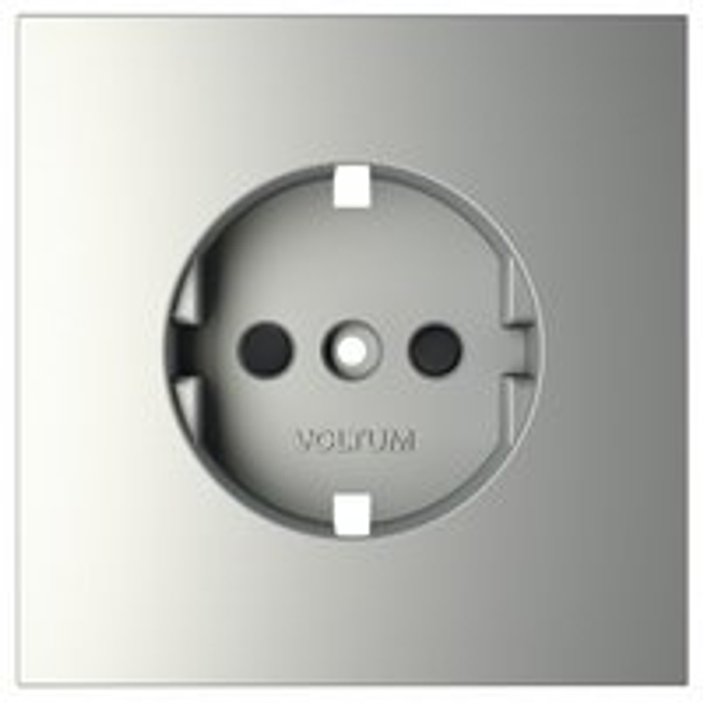 Накладка для розетки с заземлением и со шторками Voltum S70 VLS000705