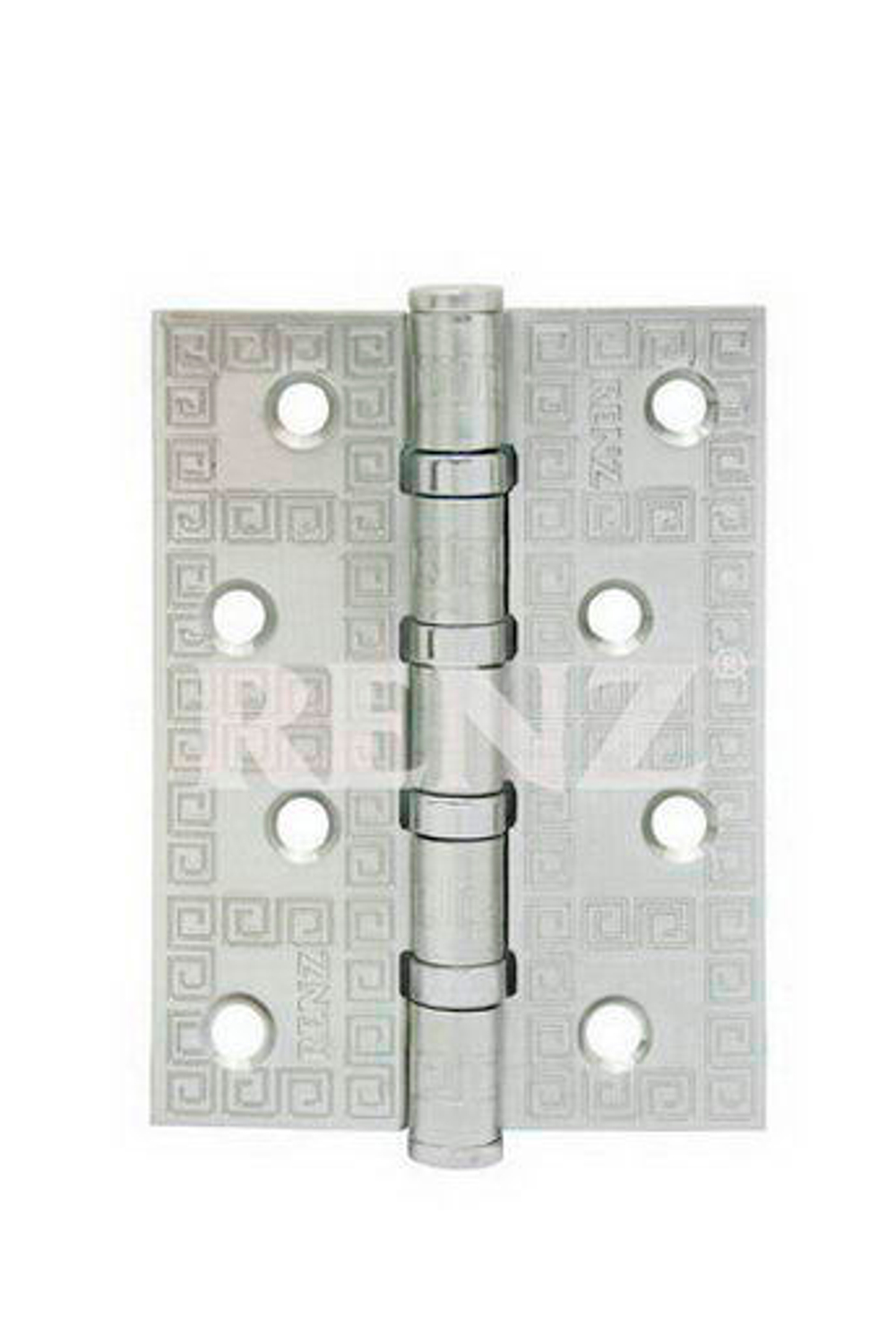 РАСПРОДАЖА Петля RENZ DECOR MR 100-4BB FH SN никель матовый (греческий орнамент)