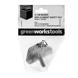 Зеленый ключ безопасности для  2500707 80В газонокосилки Greenworks, Арт. 2910007 — фото 1