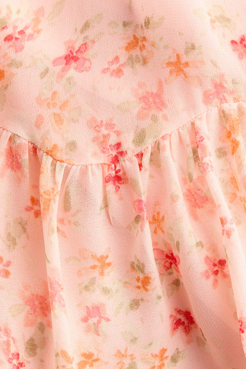 Топ с оборкой и завязкой на шее - H&M